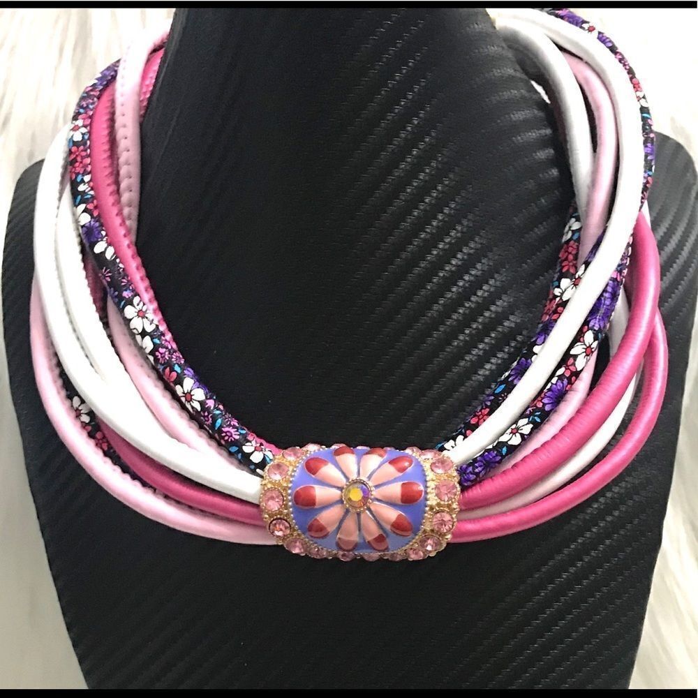 Multicolored Rope Necklace Set